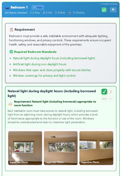 Room detail with photos sample page